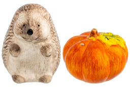 Набор д/специй 2 пр. 6*6*7,5 см, 6,5*6,5*4,5 см "Ёжики", керамика