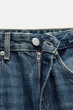 TRF BALLOON CURVED LEG MID-WAIST JEANS - Zara фото 19