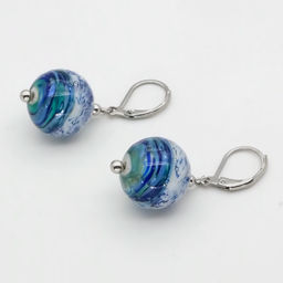 Серьги из муранского стекла