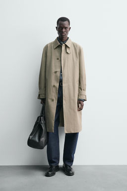 WATER-REPELLENT TRENCH COAT - Zara фото 10