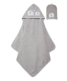 Mothercare / Полотенце с капюшоном и рукавичка