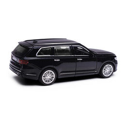 Машина металл Аурус Комендант 12,5 см, (двери, багаж, черный) инерц, в коробке