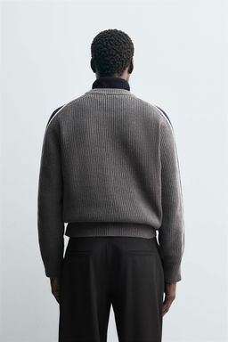 COLOUR BLOCK STRIPED SWEATER - Zara фото 3