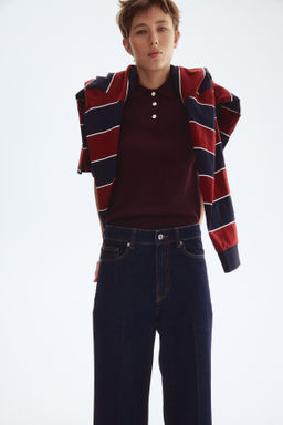 Wide High Ankle Jeans - H&m фото 7