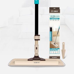 Смарт. Швабра с застёжкой липучкой E380