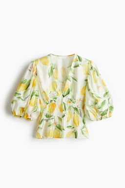 Blusa con escote en V - H&m фото 3