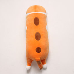 Мягкая игрушка Котик с пледом, 65 см, цвет рыжий - Simaland фото 5