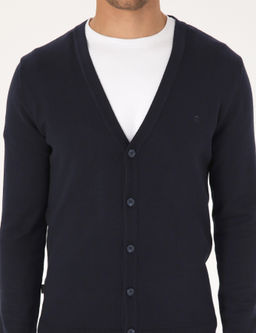 Lacivert Slim Fit Basic D__meli Triko H_rka - Pierre cardin фото 6