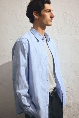 Camisa de popelina Loose Fit - H&m фото 3