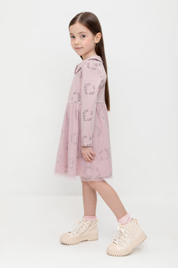 Crockid _ КР 5916/розово-сиреневый,веточки к525 платье для дев  фото 4