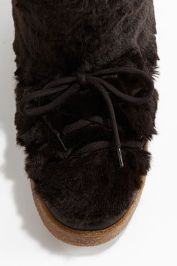 Botas con forro calido efecto pelo - H&m фото 9