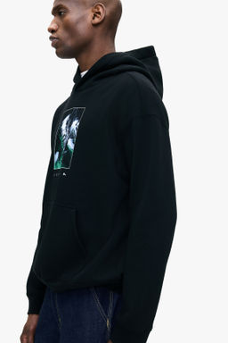 Sudadera estampada con capucha Loose Fit - H&m фото 7