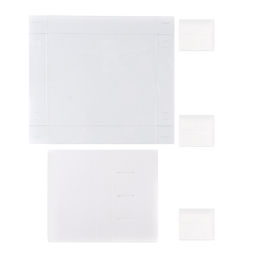 Цена за 5 шт. Коробка под 4 конфеты и шоколад с ячейками «Белая» 18.8 х 15.7 х 3 см