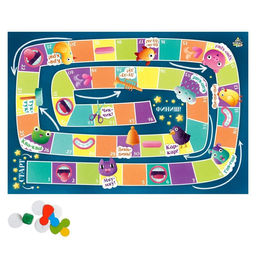 Цена за 3 шт. Настольная игра игра-бродилка логопедическая - Лас играс kids фото 2