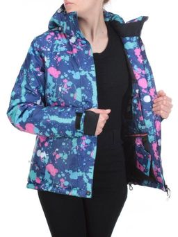 W1608-2 BLUE PRINT Куртка горнолыжная женская ERUITOR (100 гр. холлофайбера) - Fashion фото 7