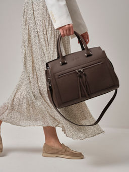 Сумка Schatz 40768 коричневый торф