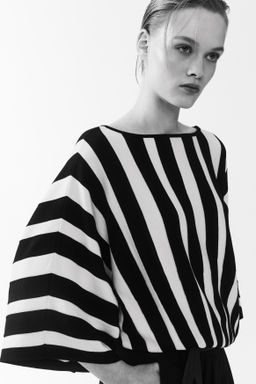 Top en punto fino con escote barco - H&m фото 2