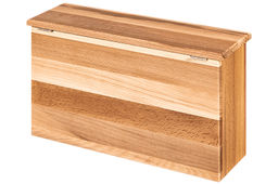 Подставка для чайных пакетиков 33*10,5*20 см с 4-мя отделениями, вертикальная с откидной крышкой