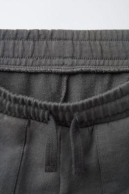 GRAFFITI TEXT STRAIGHT BERMUDA SHORTS - Zara фото 3