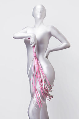 Флоггер Anonymo #0006, PU кожа, розовый, 64 см - Toyfa фото 2