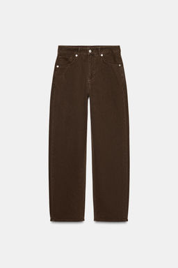 TRF BAGGY MID-WAIST JEANS - Zara фото 6
