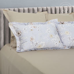 Постельное белье Шарлин (тенсель) Евро/Пододеяльник (молния, ушки): 1 шт.- 220*200; Простыня: 1 шт.- 260*240; Наволочка (молния, ушки): 2 шт.- 70*70; Наволочка (молния, ушки): 2 шт.- 50*70 Тенсел - Арт элегант фото 3