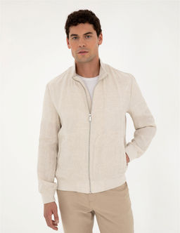 Bej Baharl_k Mevsimlik Mont - Pierre cardin фото 3