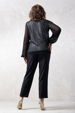 Платье Avanti 1618 серый/черный - Mira fashion фото 479
