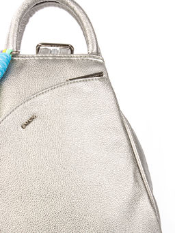 LACCOMA рюкзак Кэрри-серебристый эко кожа хлопок