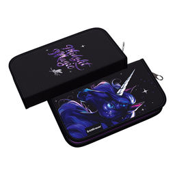 Цена за 1 шт. Пенал-книжка без наполнения ErichKrause 110x205x25мм Black Unicorn
