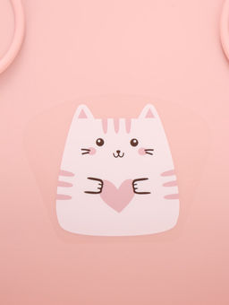 Нагрудник детский, светло-розовый