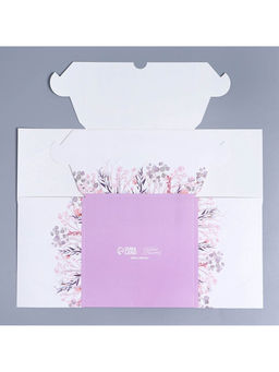 Цена за 5 шт. Коробка подарочная для 4 капкейков «Венок», 16×16×10 см, с окном