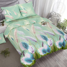 Постельное белье Астильба (поплин DE LUXE) 2,0 сп./Пододеяльник: 1 шт. - 215*175; Простыня: 1 шт. - 215*200; Наволочка: 2 шт. - 70*70; DE LUXE