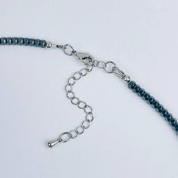 Чокер из Гематита и Агата