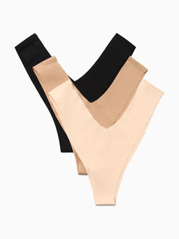 Трусы бесшовные бразильяно KAFTAN, набор 3 шт., размер 48-50