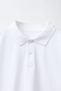 POLO B?SICO PIQU? / Blanco - Zara фото 3