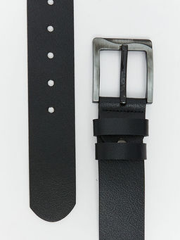 Deri G?r?n?ml? Erkek Kemer