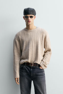CABLE-KNIT SWEATER - Zara фото 2
