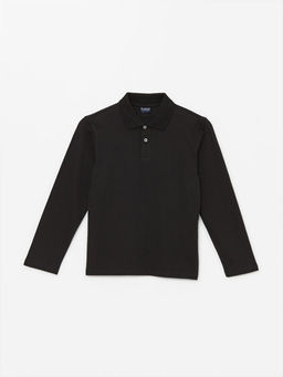 Polo Yaka Basic Uzun Kollu Erkek ?ocuk Ti??rt