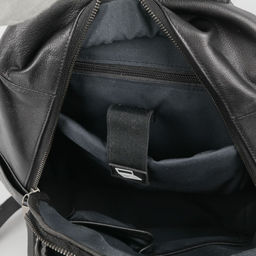 Мужской кожаный дорожный рюкзак 9239 Блек - Dff фото 4
