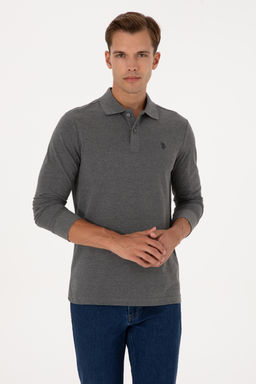 Erkek Antrasit Melanj Basic Sweatshirt Sepette S_rpriz _ndirim - U.s. polo assn фото 8