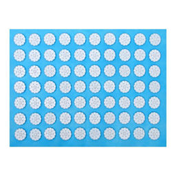 Цена за 2 шт. Аппликатор «Кузнецова», 70 колючек, спанбонд, 23×32 см, голубой.