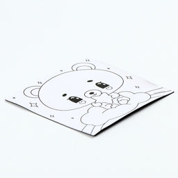 Цена за 2 шт. Магнит-раскраска «Мишка», 10 х 10 см