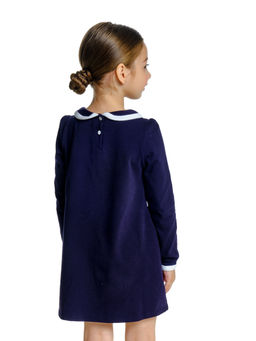 Платье для девочки UD 1407 т.синий - Mini maxi фото 2