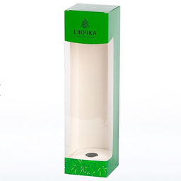 Елочная игрушка верхушка стеклянная Сияние д7см, h27,5см, ручная художественная роспись, красный/синий, подарочная упаковка (Россия) - Домашняя мода фото 2