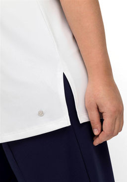 Блузка, бело-зеленая - Sheego фото 6