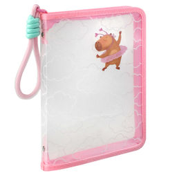 Папка для школьных тетрадей пластиковая Феникс+, арт. 72368/ 12 КАПИБАРА-МИЛАШКА (полипропилен, форм