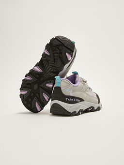 File Detayl? Ba?c?kl? K?z ?ocuk Trekking Ayakkab? - Waikiki фото 3