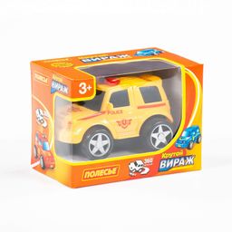 Крутой Вираж, автомобиль-полиция инерционный (в коробке) - Полесье фото 13