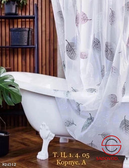 Шторы для ванной с рисунком